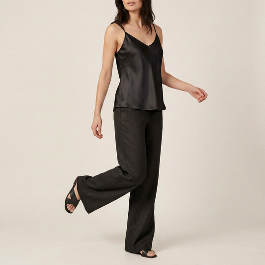 Ivory Satin Cami Blouse